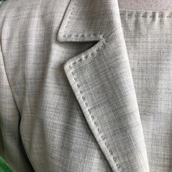 Doncaster Light Gray 4 Piece Suit Jacket Skirt Pants and Shell - Picture 5 of 11